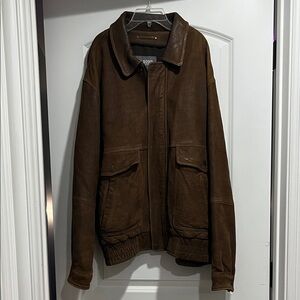 Vintage Wilsons Leather Brown Leather XXL Jacket